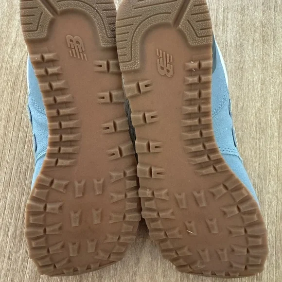 New Balance 574 Blue yellow Size 10 - Picture 4 of 4